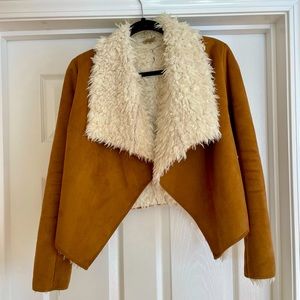Penny Lane style vegan fur/suede Jacket. SO SOFT and warm!
